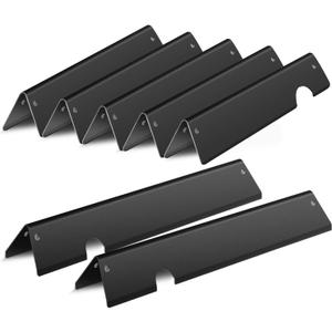 66033 Flavorizer Bars Replacement for Weber Genesis II E410 S410 Genesis LX E440 Series, Porcelain Gas Grill Replacement Parts for Weber Genesis 4 II E/S-415, E/S-435, LX S440, Set of 7