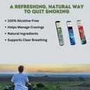 Green Tea Inhaler 1 Pack | Non-Electric Air Stick for Good Habits | Smooth Aromatic Blend for Calm & Clarity