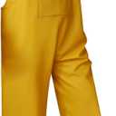 RainRider Rain Pants for Men Women Waterproof Rain Gear Bib Overalls Trousers for Fishing Hunting (Yellow, XL)