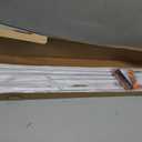 FELIDESIGN Curtain Track, Ceiling Curtain Track for Room Divider, Ceiling Mount Rail Set with Roller Hooks, White, 6ft - 9ft