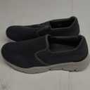 Skechers Men's Equalizer Persistent Slip-On Sneaker, Air-Cooled Memory Foam, Extra Wide Fit, Size 10.5, Charcoal