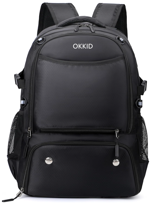 Middle High School Backpack for Teenagers Boys Gift Large Bookbag College Student Simple Black Blue Backpack for School