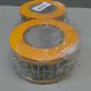Caution Tape 2 Pack 3 inch x 1000 feet, Bright Yellow w/Bold Black Text, 3" Wide for Maximum Readability Strongest & Thickest Tape for Danger/Hazardous Areas