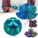 2 x 4-inch 3D Printed Gear Ball Fidget Toy Cube, Spin Ball, Gear Sphere, Sphere Desk Toy, Cool Toys for Kids and Adults, Fidget Toy for Stress and Anxiety Relief