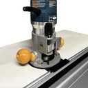 Guide Rail Adapter for Bosch 1617 Router - Made in USA (Fixed Base)