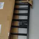 Babelio Baby Gate for Stairs, Kitchen & Doorways, No Bottom Bar| One-Handed Operation| Auto-Close| Hardware Mount (Drill Needed) Safety Dog/Pet Gate (Black - B17, 26-43" W, 28" H)