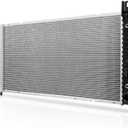 DWVO 34'' Core Radiator Compatible Compatible with Chevy Silverado Suburban GMC Yukon Sierra Tahoe Escalade Hummer H2 4.3L 4.8L 5.3L 6.0L 6.2L V8 DWRD1001