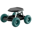 Gardeon Garden Cart Rolling Stool with Wheels Gardening Helper Seat Farm Yard