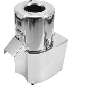 Commercial Electric Food Processor 550W  Heavy Duty Vegetable Chopper Machine  Stainless Steel Body & Blades  120Kg/H High Capacity  for Restaurant & Kitchen Use (110V)