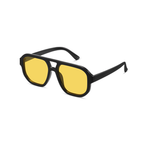 livho Trendy Polarized Square Aviator Sunglasses Women Men Square Eyewear Frame, Retro Sun Glasses for Women Men 2025 Shades