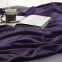 Bedsure GentleSoft Fleece Blanket Twin Size Purple - 300GSM Lightweight Plush Fuzzy Cozy Soft Warm Blanket for Bed, Sofa, Couch, Travel, Camping, 60x80 inches