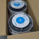 2 Pack Air Purifiers for Home Bedroom H13 True HEPA Air Filter Cleaner, Odor Eliminator, Remove Smoke Dust Pollen Pet Dander, Night Light For Home Living Room Dorm, Quiet 24dB Filtration System