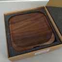 Napkin Holder for Table, Wood Napkin Holders for Paper Napkins, Cocktail Napkin Holder, Suitable for Kitchen, Restaurant, Bar, Office, Parties, Home Dcor, Hotel, Cafe (South American black walnut)