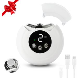 Electric Nail Clipper, Baby Nail Clipper with LED Light & 3 Speed, 2-in-1 Baby Nail Trimmer with Storage Box, Automatic Nail File, Electric Nail Clippers for Seniors, Baby, Adult