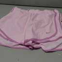 Nike Women's Tempo Dri-fit Mid-Rise Brief-Lined Running Shorts (Medium, Pink Foam/Pink Foam/Reflective Silver)