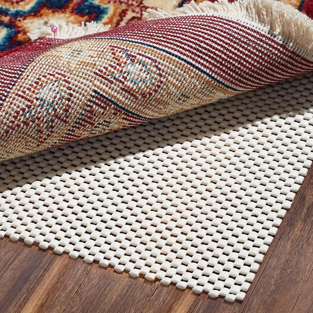 BAGAIL BASICS Non Slip Rug Pad Gripper 2 x 6 Feet Extra Thick Carpet Pads for Area Rugs and Hardwood Floors, Keep Your Rugs Safe and in Place
