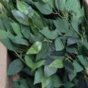 8pcs Artificial Leaves Stems Fake Flowers Greenery Filler for Flower Arrangements, Floral Bouquet Wedding Faux Greenery Stems Silk Foliage Branches