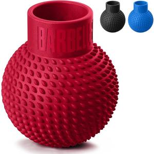 Landmine Attachment for Barbell  Natural Rubber T-Bar Row & Press Landmine Base  Fits 2 Olympic Bars, 360 Rotation for Strength, Squats & Deadlifts (Black)