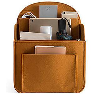 Felt Backpack Organiser Mini Backpack Organizer Insert Small Bag Divider for Rucksack Purse Lightweight Nylon Shoulder Bag Organizer Insert Color-F S