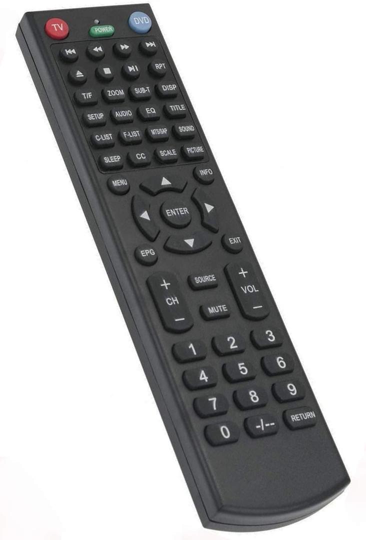 Replacement Remote Control for Jensen TV and DVD