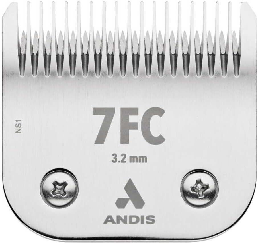 Andis 64121 Carbon-Infused Steel UltraEdge Dog Clipper Blade, Size-7FC, 1/8-Inch Cut Length (1 Count (Pack of 1))
