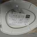 Bemis 7300SLEC Slow Close Toilet Seat, Easy Clean Hinges and Durable Plastic Seat, Made in USA, Elongated, White