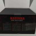 Kabinka Commander Deck Box for MTG Fits 400+ Double-Sleeved Card Storage, 5 IN 1 Removable Card Case with Dice Tray, Display Window for TCG/PTCG/EDH, 4 Magnetic One Touch Holders (Black)