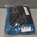 VOTEPRETTY Womens Two Piece Cover Ups Sets Crochet Beach Vacation Summer Swimwear Short Sleeve Outfits Split Knit Long Dress (Small, Blue)