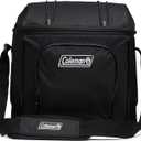 Coleman Chiller Insulated Soft Cooler, Leakproof 9/16/30 Can Cooler with 12+ Hour Ice Retention, Made with Recycled Materials, Great for Lunch, Camping, Beach, Pool, Sports, & More