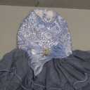 Fashion Sweet Puppy Dog Blingbling Princess Skirt Pet Dog Lace Cake Camisole Tutu Dress E-Navy M (Back 10.4" Chest 15.5")