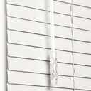 Customizable Horizontal Window Blinds Aluminum Mini Blind for Windows, Doors, RV, Campers and Any Room, Light Adjustment, 1 inch Slats Cordless Venetian Blinds & Shades(White)