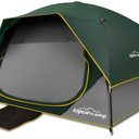 Tents 4 Person Camping Tent, Easy Setup Waterproof Family Tents for Camping, Portable Dome Tent for Outdoor Camping with Rainfly, Carry Bag
