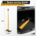 Heavy-Duty Sapling Puller Tool Tree Root Puller Uproots 1/42 Woody Stems with High-Leverage Mechanism, Heavy-Duty Root Removal for Trees, Shrubs, Thorny Vines & Stumps (Yellow)