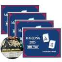 MyCasily Mahjong Cards 2025 - Large Print & Easy to Read, Large Size - 4Pcs