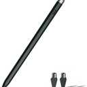 Dual-Tip Stylus Pen for Samsung Galaxy Tab A9+ Android &for iPad 10th&9th Tablets Pencil (Black)