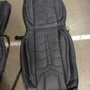 Seat Covers Front, 2-Pack for Cars, Waterproof Leather Car Seat Covers with Head Pillow, Auto Protectors Fit for 27''x15''x17''