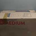 Cyusri Striped Sherpa Comforter Set 3Pcs Fluffy Warm Fleece Down Alternative, Grey Red Bedding Set with 2 Pillowcases, Queen Size 90"x90"