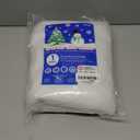 Snow Blanket for Christmas Decorations - 94 x 31 Inch Large Artificial Snow Blanket for Christmas Village Displays, White Winter Dcor - Thick Fluffy Faux Snow Backdrop Xmas Party Christmas Tree Base