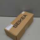 SEIKEA Cheer Ponytail Hair Piece, 100% Super Protein Fiber Straight Cheerleader Hairpiece Lightweight Silky Smooth Fluffy 18" Ponytail Extension for Cheerleader Competition, Dance Natural Black