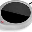Oracer Coffee Mug Warmer, Cup Warmer for Desk with Auto Shut Off, Electric Beverage Tea Water Milk Warmer with Smart Temperature Settings, Heating Plate Candle Wax Warmer (Gray)