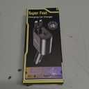 DreamBee Retractable Car Charger,66W 4 in 1 Super Fast Charge Car Phone Charger,Gifts for Men Women Car Truck Accessories for iPhone 17/16/15/14/13 Pro Max XR,iPad,Samsung,Pixel (TypeC+Lightning, Gray)