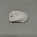 WisFox 2.4G Wireless Mouse for Laptop, Ergonomic Computer Mouse with USB Receiver and Type-C Adapter, 3 Adjustable Levels DPI, 6 Button Cordless Wireless Mice (White, 1 Pack)