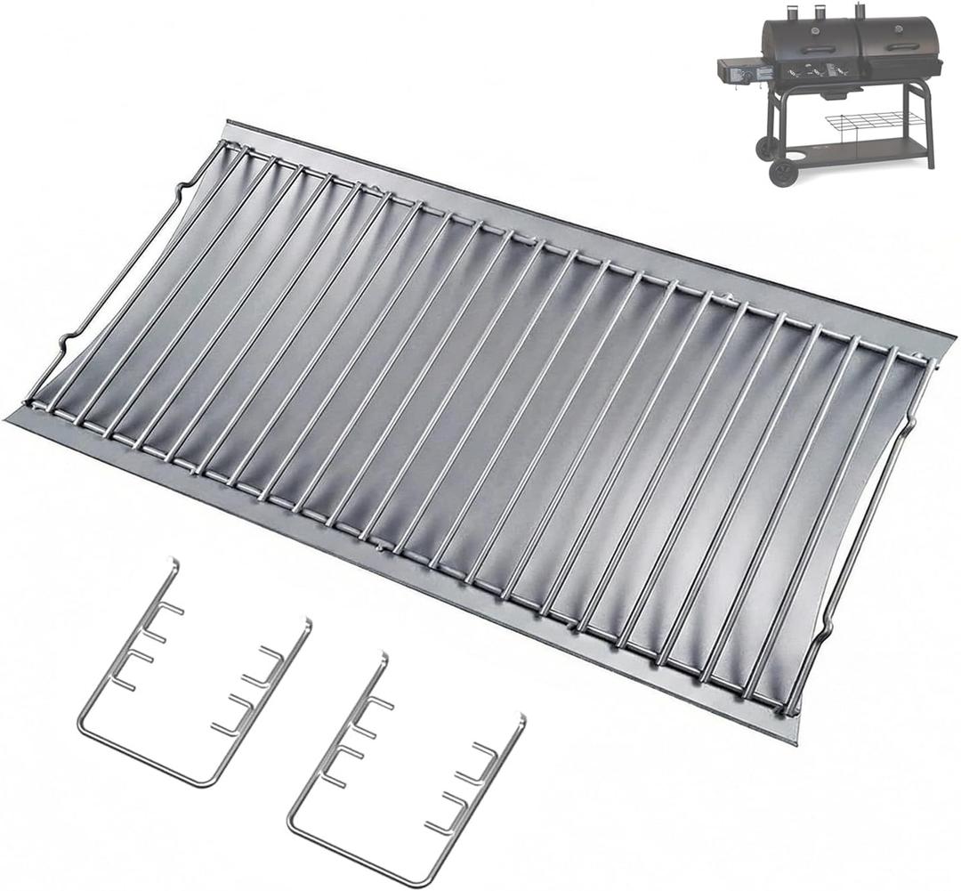 20" Ash Pan for Chargriller 5050, 5650, 5072, 2123, 2223, 2823, Ashpan for Char Griller Replacement Parts Charcoal Tray for Chargriller 200157 Ash Drip Pan, Grill Parts for Char- griller Parts 5050