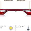 Liftgate Center Tail light LED Rear Lamp Compatible for 2014-2023 Dodge Durango Rear Center Tailgate Rear Light With Camera Hole 68453659AA