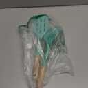 Pack of 2 Silicone Spatula, Non Stick Cooking Utensil Set Stainless Steel Handle Kitchen Turner for Baking Mixing Grilling Serving Food Heat Resistant Non Scratch Hooks Included (Green)