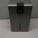 PSOS Dehumidifier, Dehumidifiers for Home, 98 OZ Water Tank, (1000 sq.ft) Quiet Dehumidifier for Basement Bathroom Bedroom with Humidity Display, Auto Shut Off, Relaxing 7 Color Ambient Light(Gray) (grey)