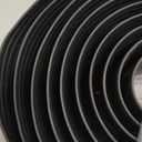 16.5Ft Universal Garage Door Bottom Threshold Seal Strip DIY Weather Stripping Replacement Not Include Sealant/Adhesive (Black)