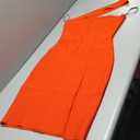 Adrianna Papell One Shoulder Midi Dress L