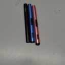 LcFun Torch Lighters 3 Pack Refillable Butane Lighter with Visible Fuel Window, Windproof Adjustable Jet Flame Long Lighters for Candle, Grill, BBQ, Camping, Fireworks (Butane NOT Included) (Black & Blue & Rose Gold)