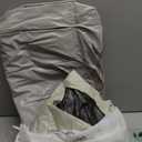 QPAU Inflatable Toddler Travel Bed with Tent  Lightweight Blow Up Kids Air Mattress with Hand Pump  Indoor & Outdoor Portable Sleeping Solution for Camping, Travel, Home, Grandmas  Ages 3+ (A-Khaki Gray)